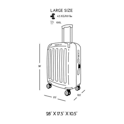 Softside Expandable Luggage - 28" Height - 717T - Trolley Bags - Walkeaze