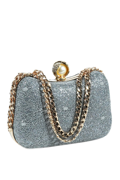 Women Clutch - 05580B - Party Clutch - Walkeaze