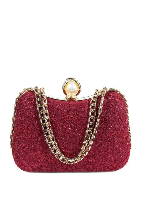 Women Clutch - 05580B - Party Clutch - Walkeaze