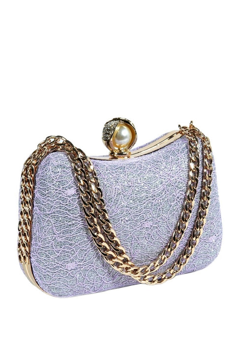 Women Clutch - 05580B - Party Clutch - Walkeaze