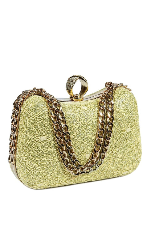 Women Clutch - 05580B - Party Clutch - Walkeaze