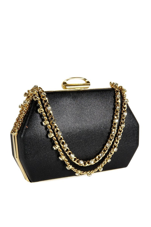 Women Clutch - 15255B - Party Bag - Walkeaze