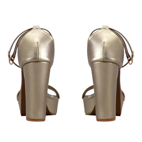 Women Formal Block Heel - 62547S - Block Heel - Walkeaze