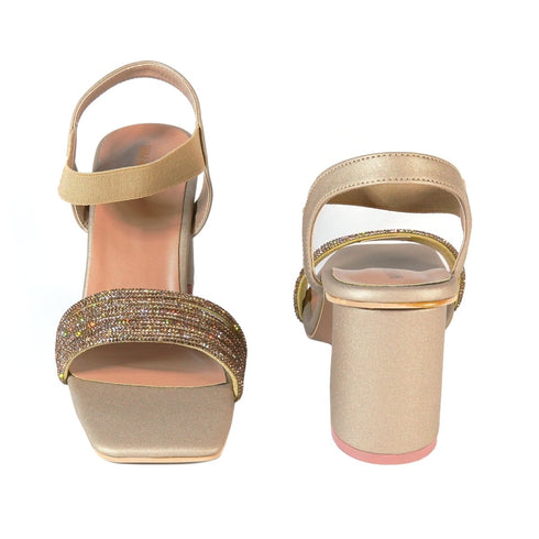 Women Formal Block Heel - 62891S - Block Heel - Walkeaze