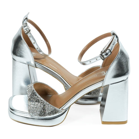 Women Formal Block Heel - 62972S - Block Heel - Walkeaze