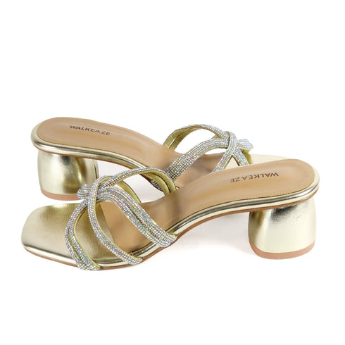 Women Formal Block Heel - 74792S - Block Heel - Walkeaze