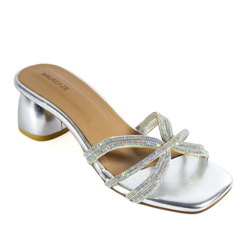 Women Formal Block Heel - 74792S - Block Heel - Walkeaze