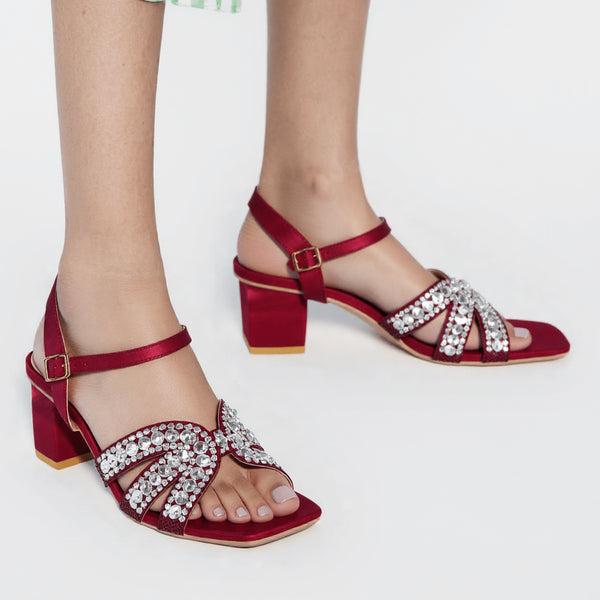 Women Formal Block Heel - 75119S - Block Heel - Walkeaze