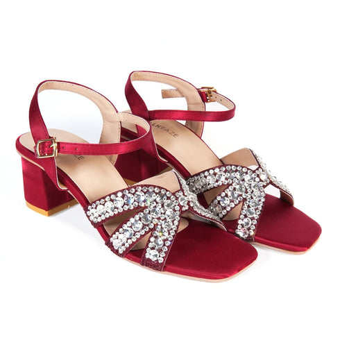 Women Formal Block Heel - 75119S - Block Heel - Walkeaze