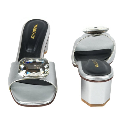 Women Formal Block Heel - 75293S - Block Heel - Walkeaze