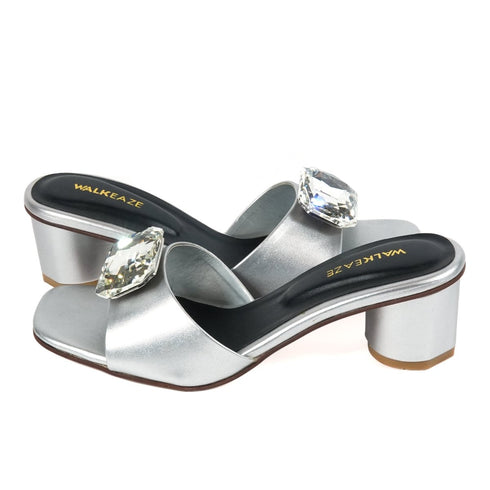 Women Formal Block Heel - 75293S - Block Heel - Walkeaze