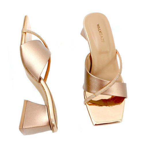 Women Formal Block Heels - 74369S - Block Heel - Walkeaze