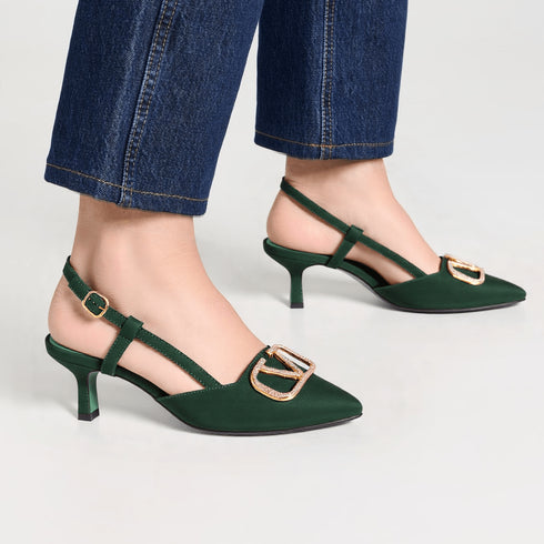 Women Formal Court - Shoes - 62841S - Court Shoes - Walkeaze