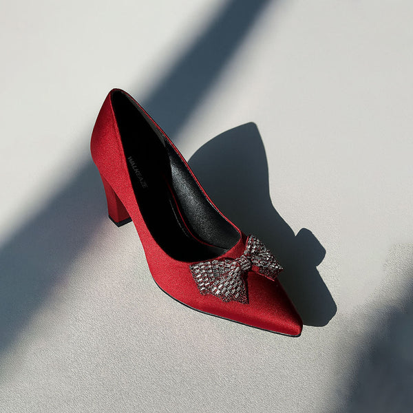 Women Formal Court - Shoes - 62846S - Court Shoes - Walkeaze