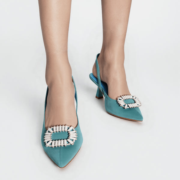 Women Formal Court - Shoes - 98365S - Court Shoes - Walkeaze