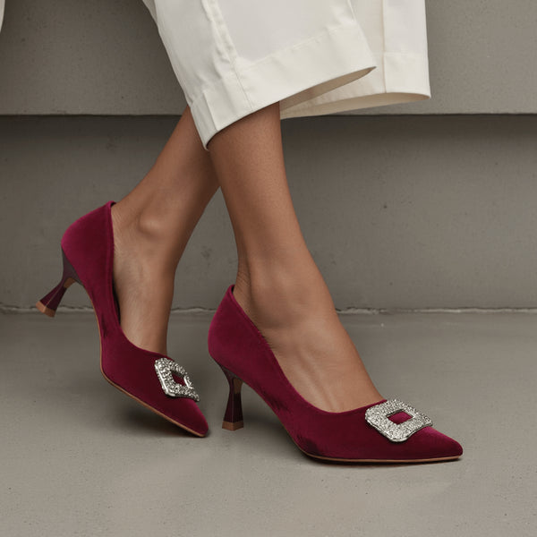 Women Formal Court - Shoes - 98372S - Court Shoes - Walkeaze