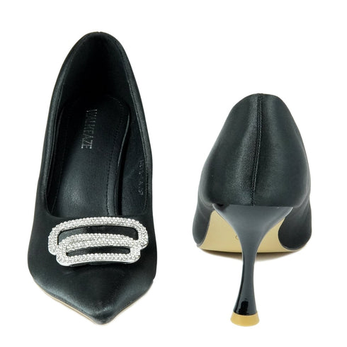 Women Formal Court - Shoes - 98411S - Court Shoes - Walkeaze
