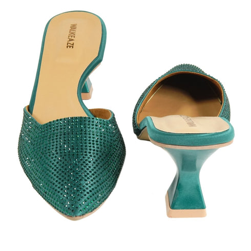 Women Formal Mules - 62807S - Mules - Walkeaze