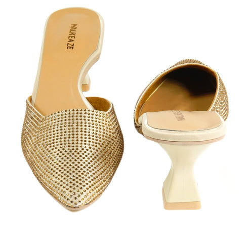 Women Formal Mules - 62807S - Mules - Walkeaze