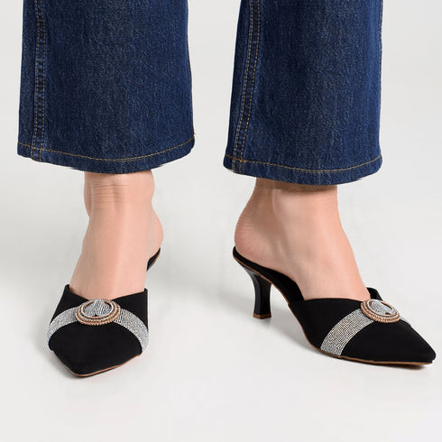 Women Formal Mules - 74632S - Mules - Walkeaze