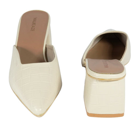 Women Formal Mules - 74895S - Mules - Walkeaze