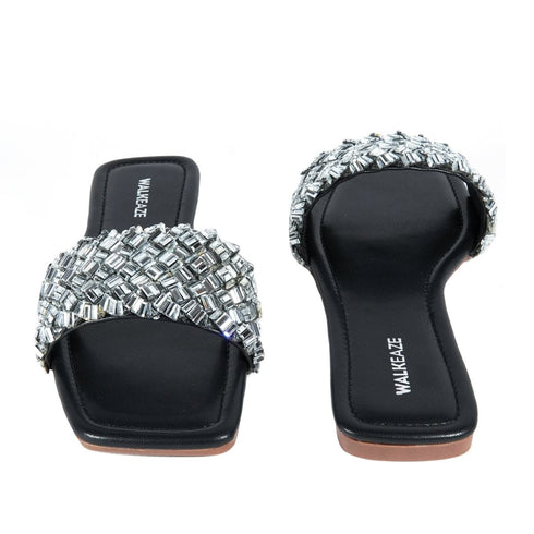 Women Formal Slippers - 40883S - Slippers - Walkeaze