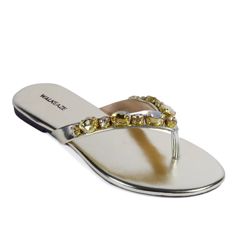 Women Formal Slippers - 40942S - Slippers - Walkeaze