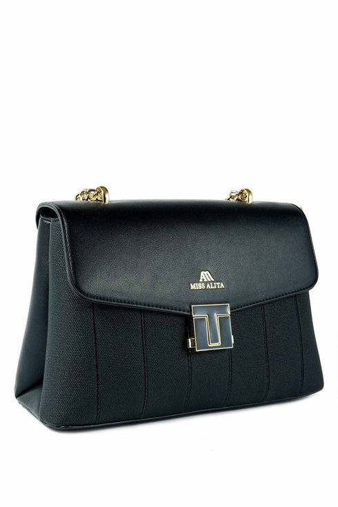 Women Hand Bag - 15136B - Hand Bag - Walkeaze