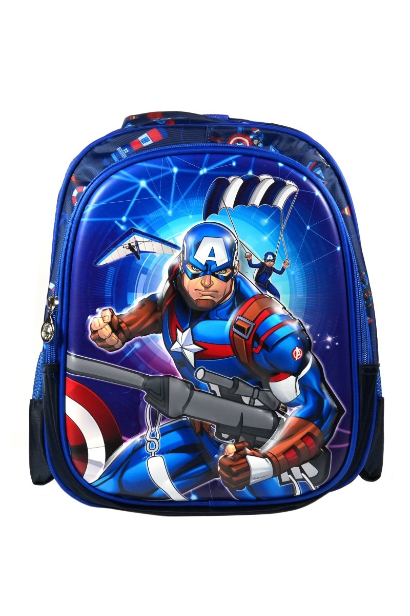 Kids Captain America School Bag - 15383B