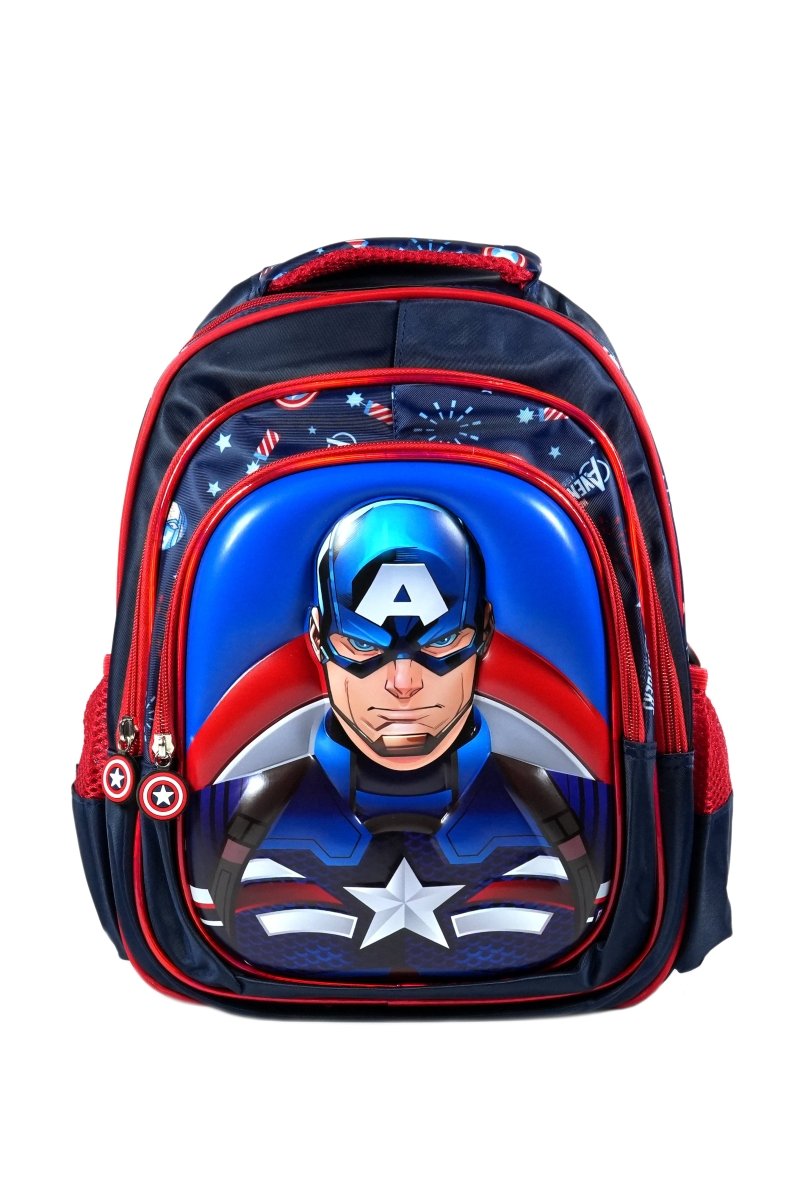 Kids Captain America School Bag - 15347B
