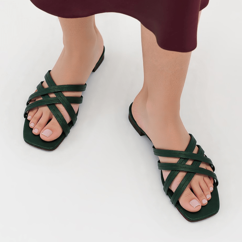 Women Casual Slippers - 39017S - Slippers - Walkeaze