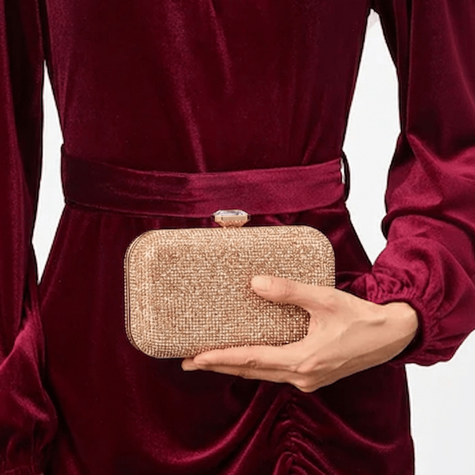 Women Clutch - 05583B - Party Clutch - Walkeaze
