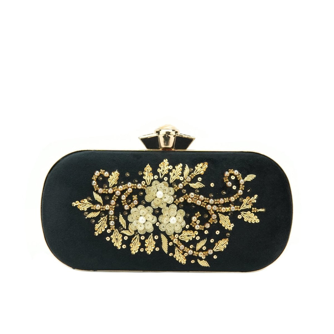 Women Clutch - 05590B - Party Clutch - Walkeaze