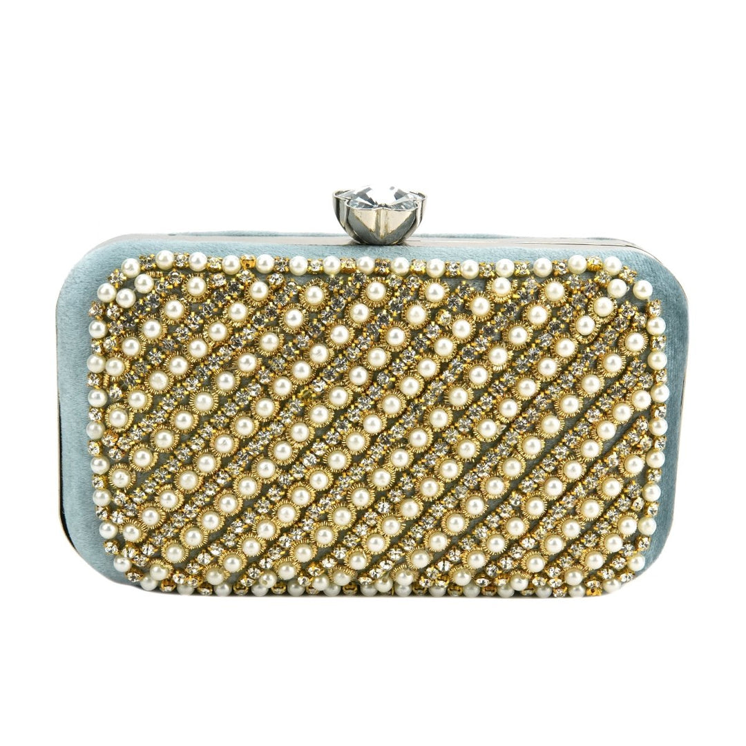 Women Clutch - 05662B - Party Clutch - Walkeaze