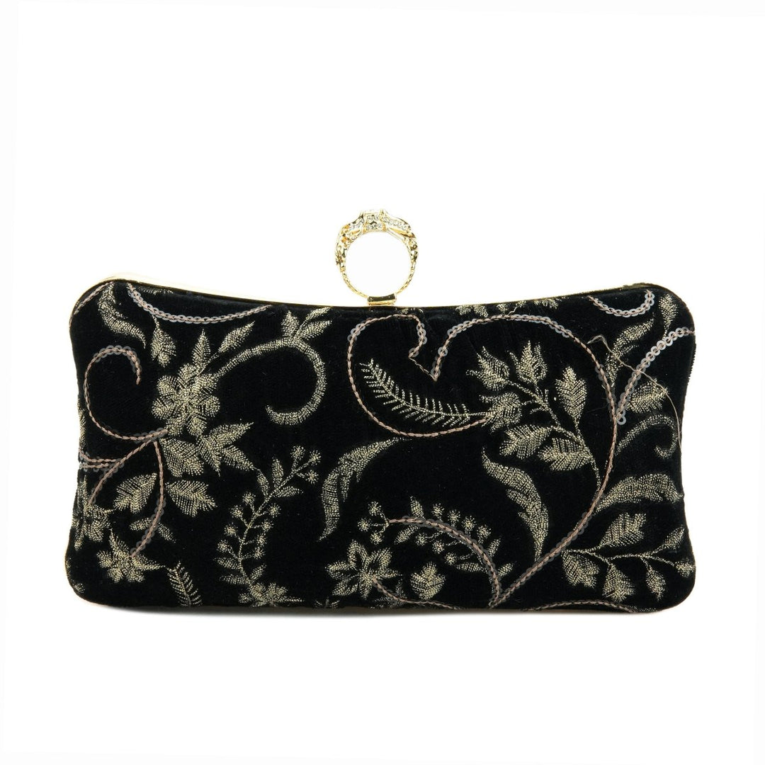 Women Clutch - 05663B - Party Clutch - Walkeaze