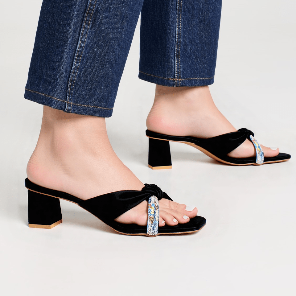 Women Formal Block Heel - 62664S - Block Heel - Walkeaze