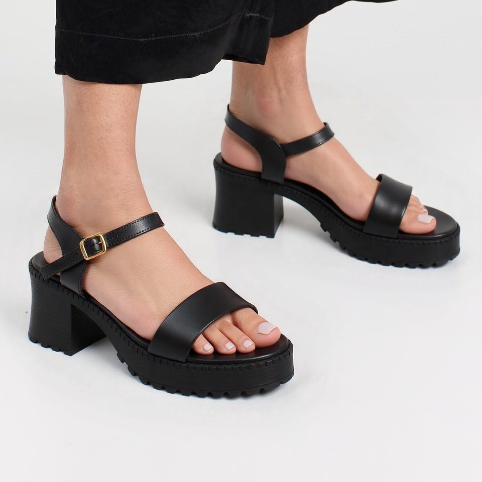 Women Formal Block Heel - 62861S - Block Heel - Walkeaze