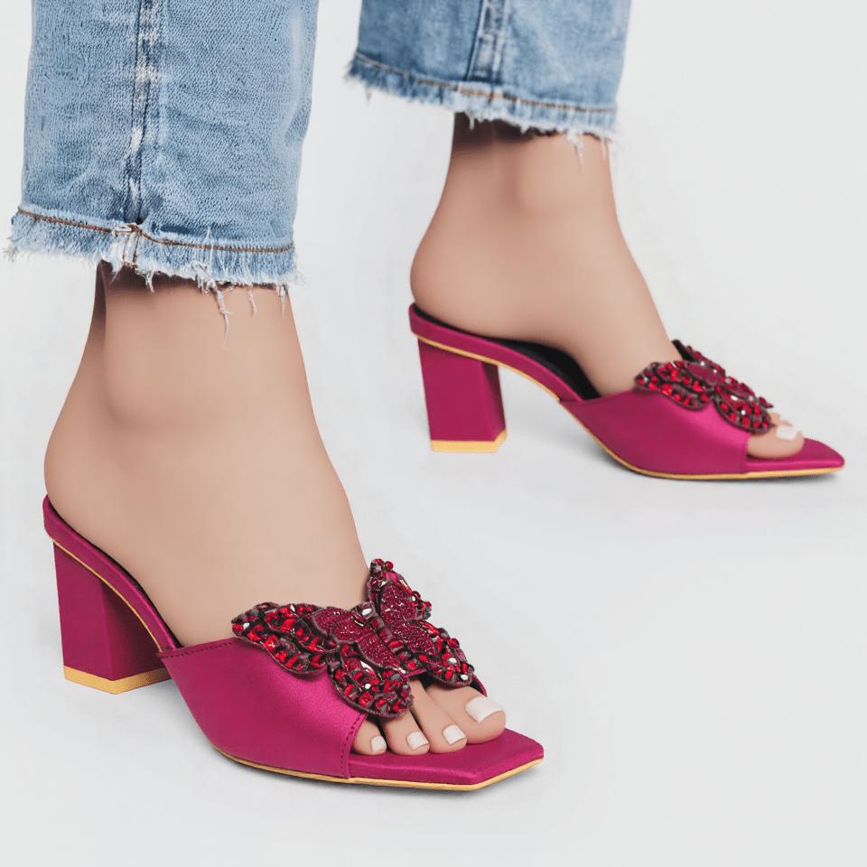 Women Formal Block Heel - 74945S - Block Heel - Walkeaze