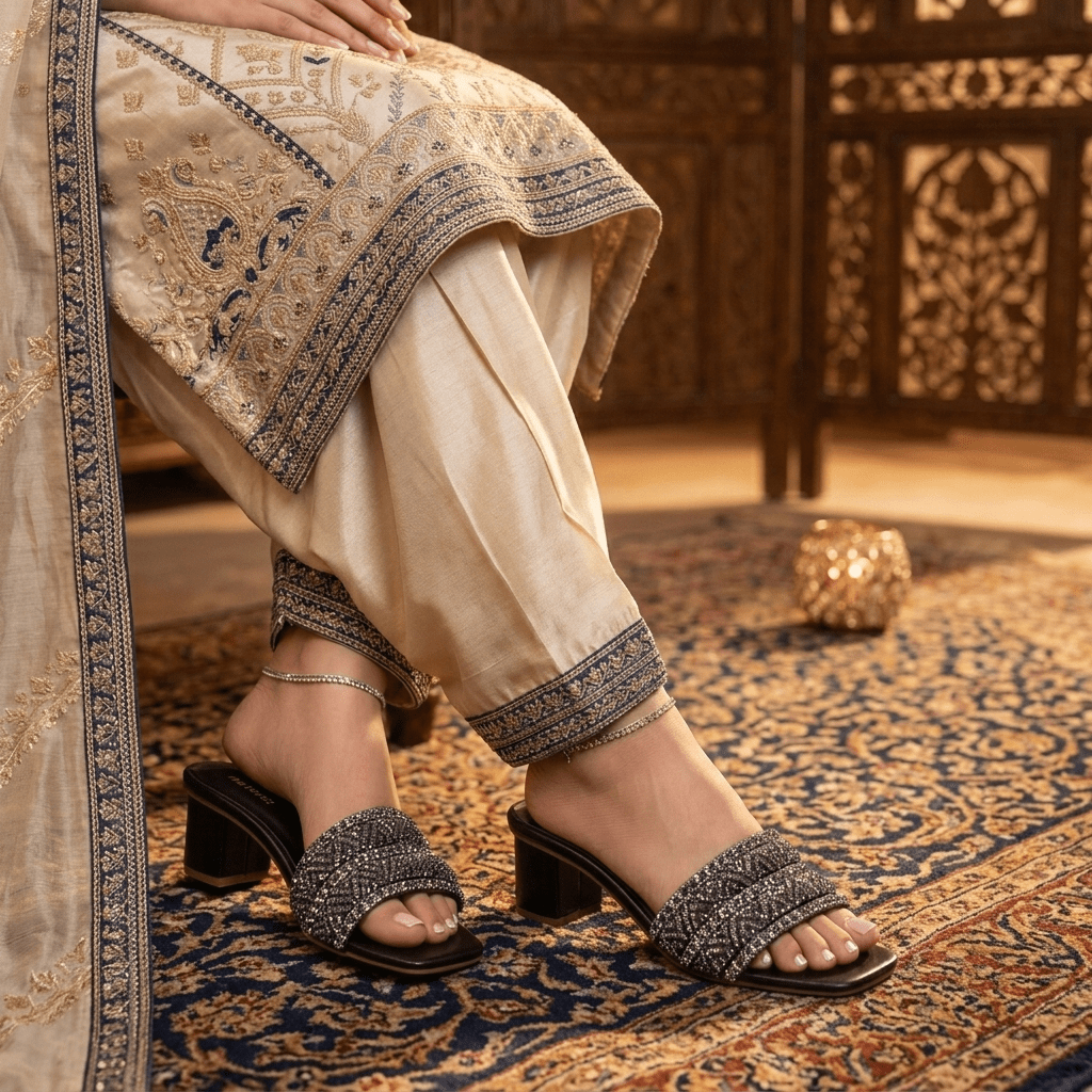 Women Formal Block Heel - 75097S - Block Heel - Walkeaze