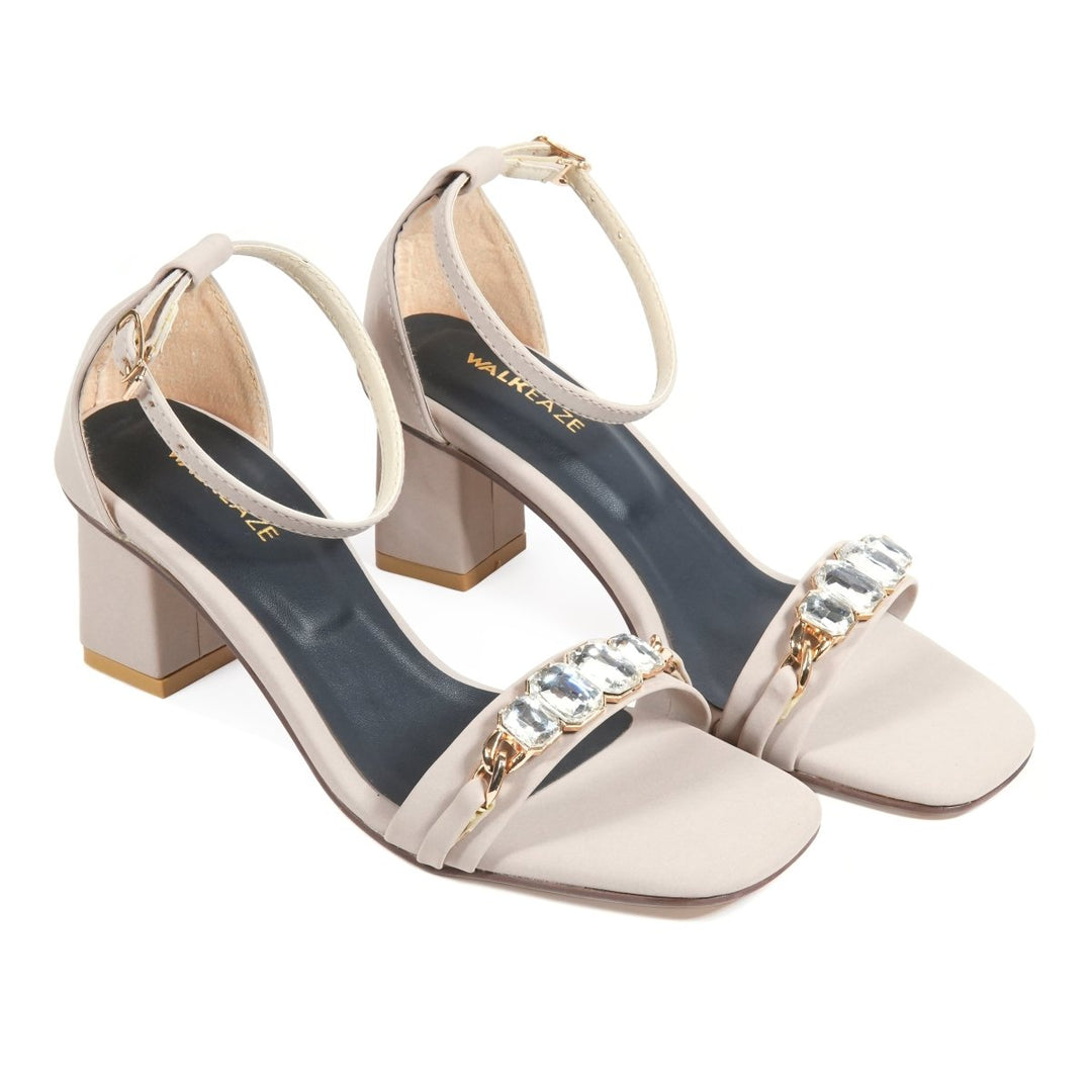 Women Formal Block Heel - 75154S - Block Heel - Walkeaze