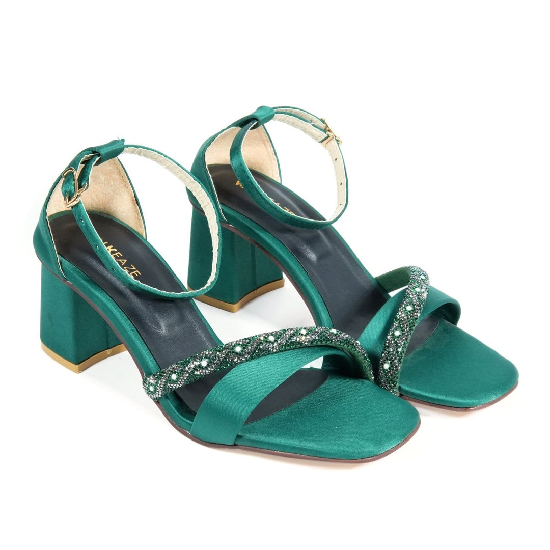 Women Formal Block Heel - 75246S - Block Heel - Walkeaze