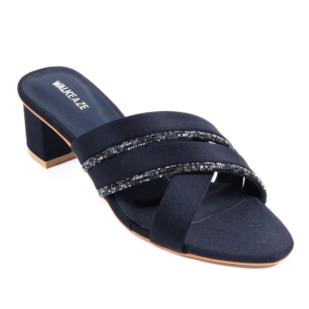 Women Formal Block Heel - 75278S - Block Heel - Walkeaze
