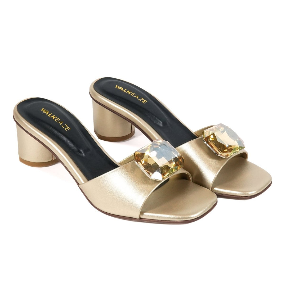 Women Formal Block Heel - 75293S - Block Heel - Walkeaze