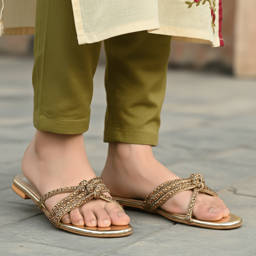 Women Formal Slippers - 41139S - Slippers - Walkeaze