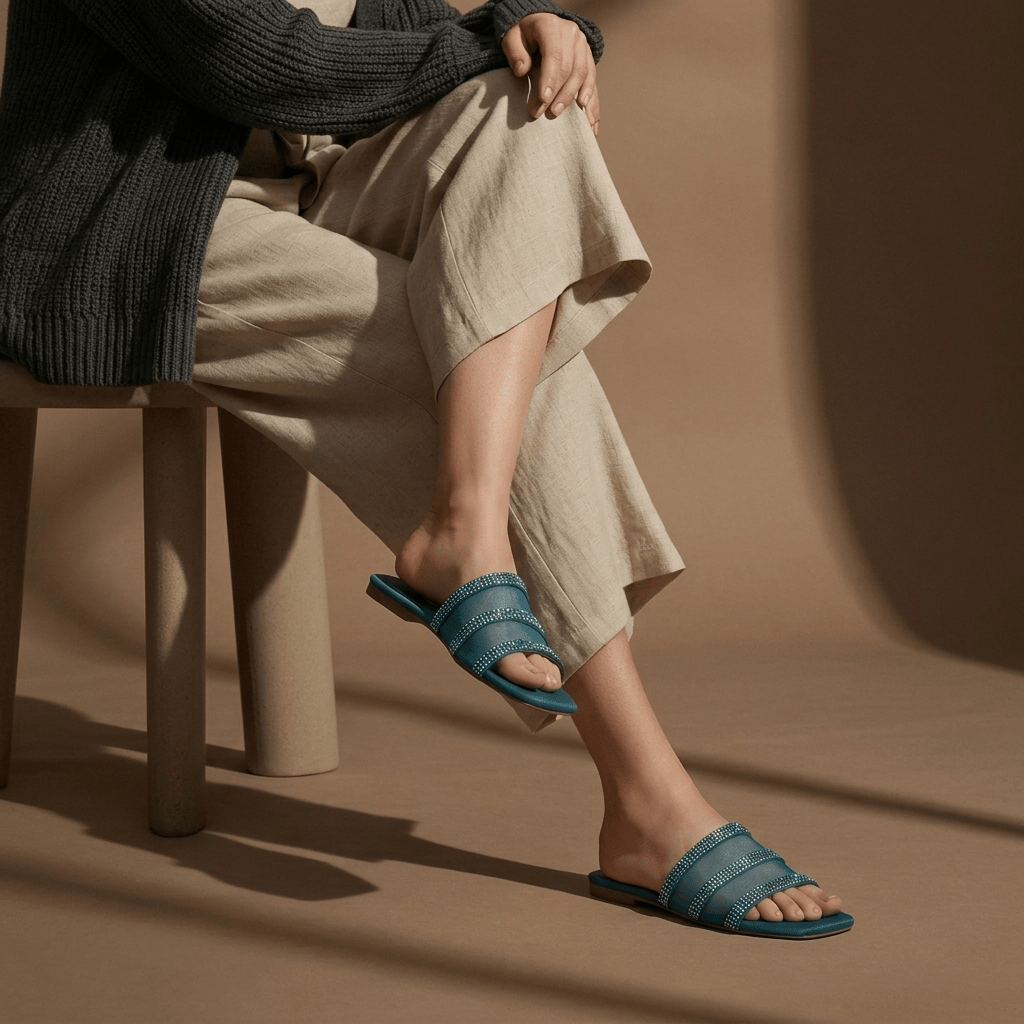 Women Formal Slippers - 41246S - Slippers - Walkeaze