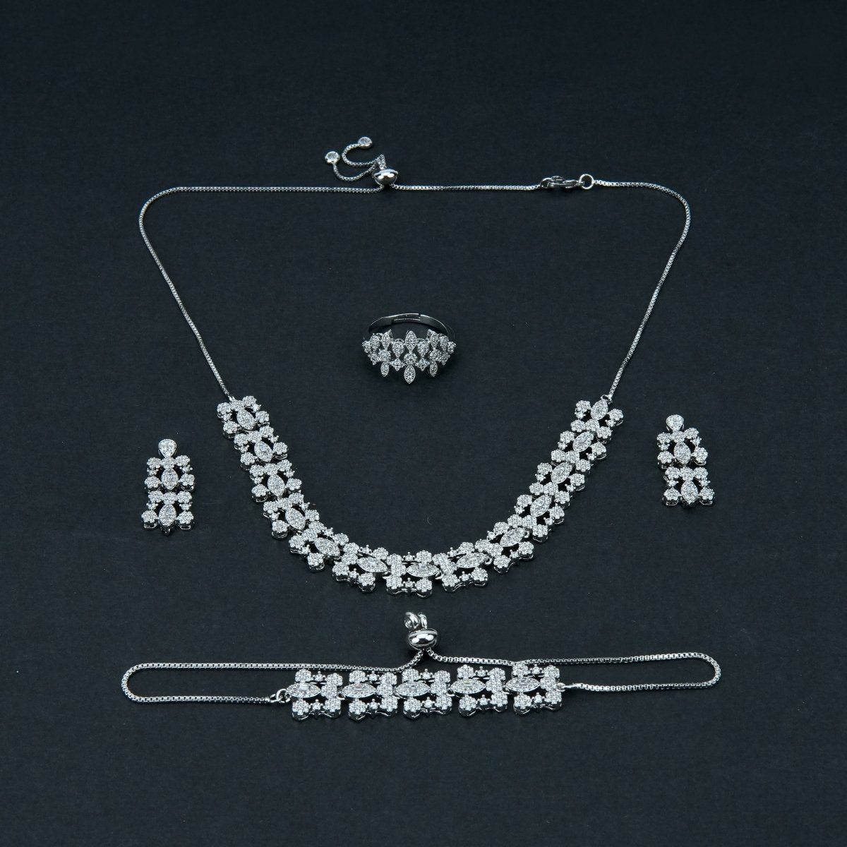 Women Necklace Jewelry 4 Pcs - 004809j